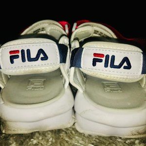 fila disruptor taping platform sandal